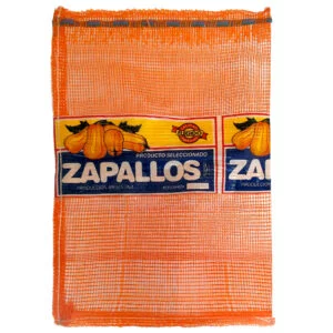 BOLSA RAFIA NARANJA CON FAJA