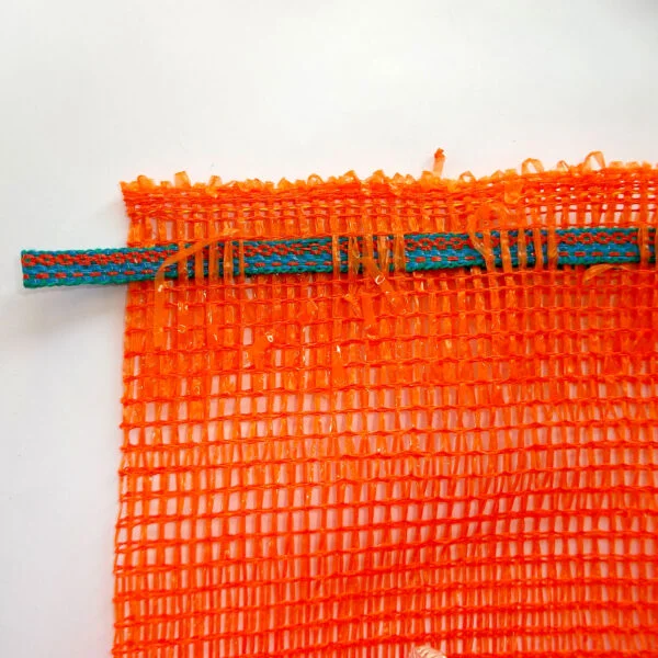 BOLSAS RAFIA NARANJA con Cinta - Imagen 2