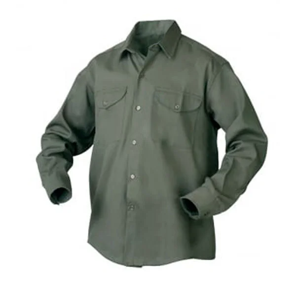 CAMISA TRABAJO VERDE GAUCHO