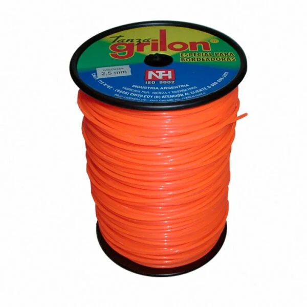TANZA CUADRADA 2,5mm x ROLLO