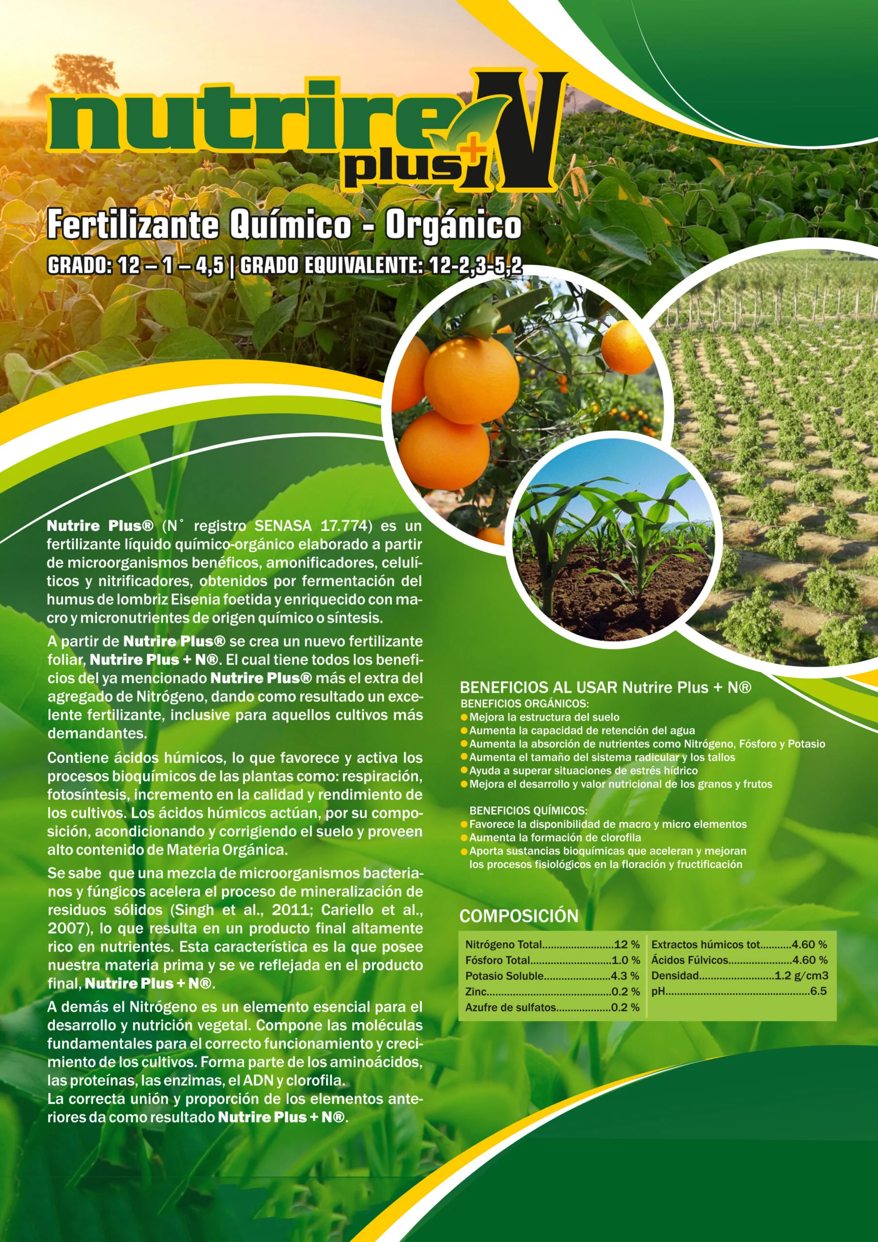 BIOFERTILIZANTE NUTRIRE PLUS +N x 20 Lts. - Imagen 2